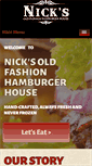 Mobile Screenshot of nicksoldfashionhamburgers.com